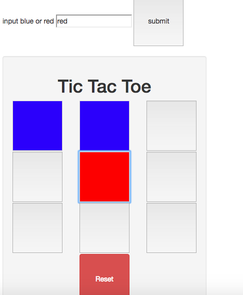 Tic Tac Toe Game